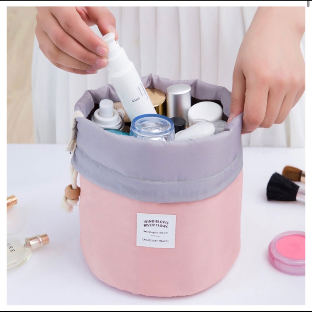 Blush Collapsible Travel Cosmetic Bag by Zoe